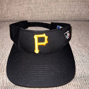 Pittsburgh Pirates Black Visor with Yellow Logo